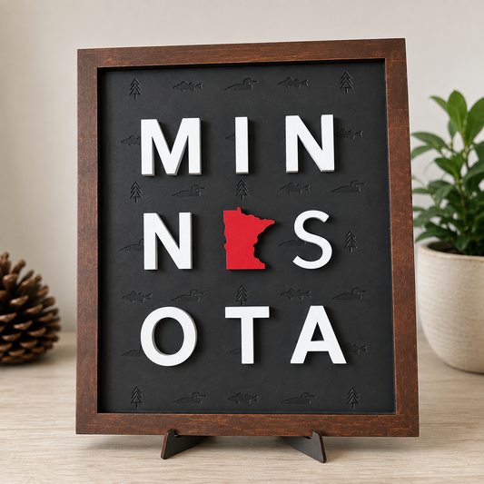 Minnesota Northwoods Sign