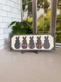 5 Bunnies Easter Sign