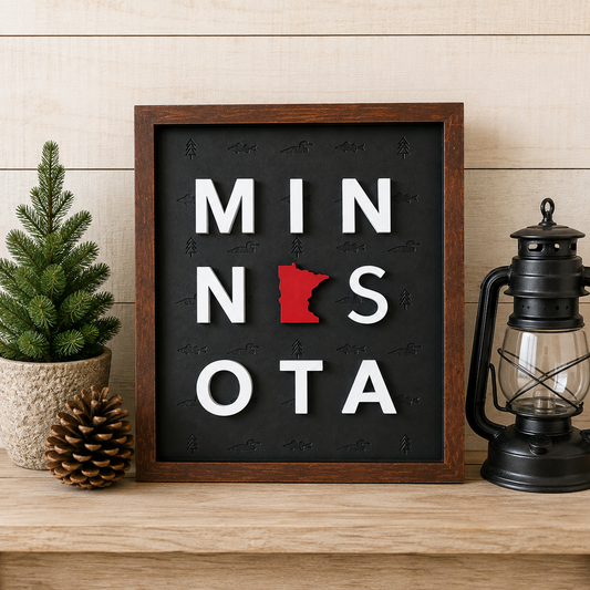 Minnesota Northwoods Sign