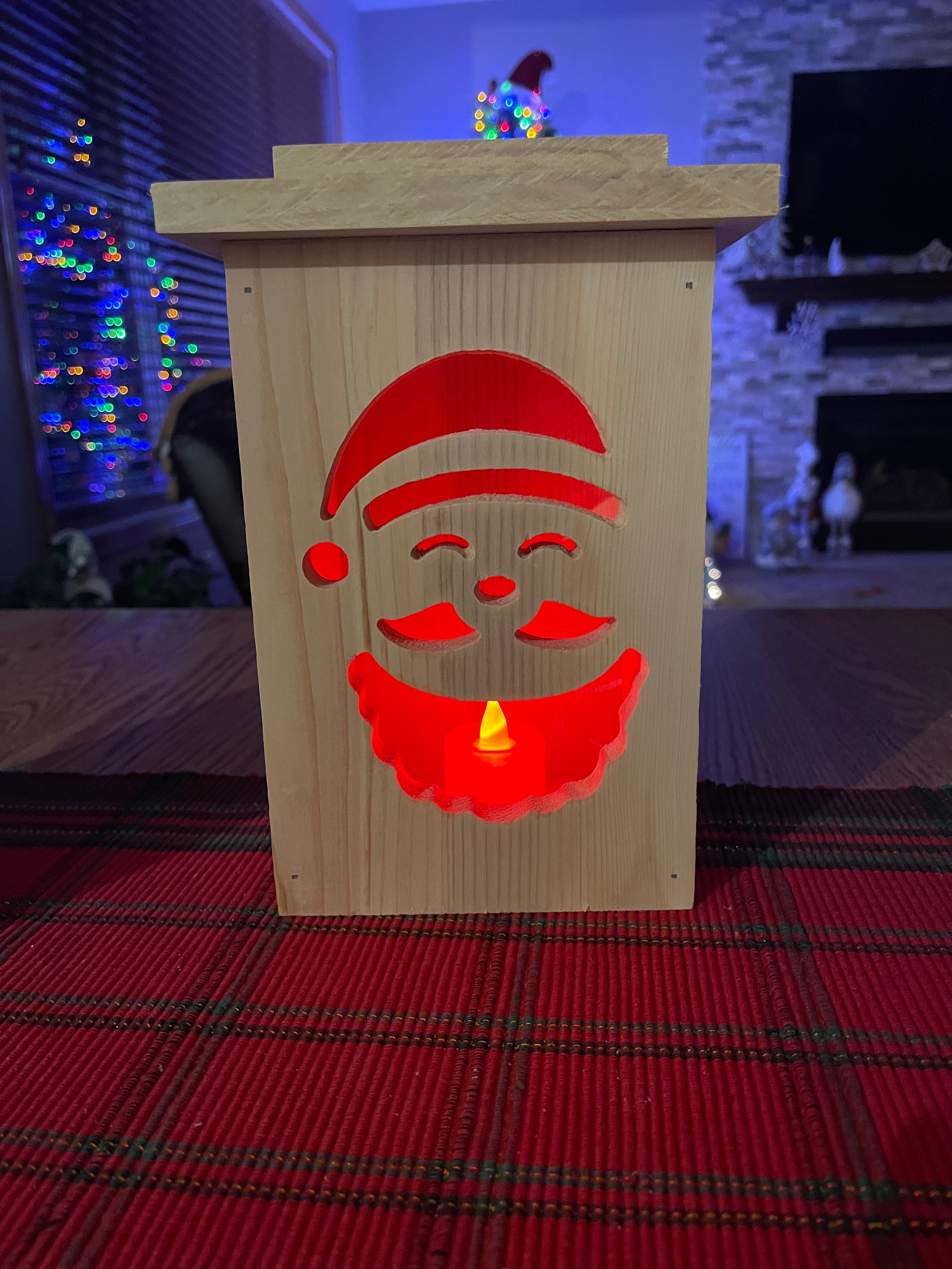 Rustic Cedar Holiday Lanterns