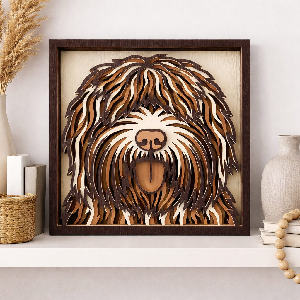 3D Layered Sheepdog Sign