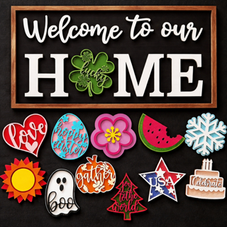Welcome to our Home Interchangeable Sign